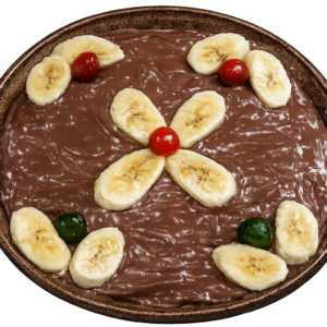 فطيرة نوتيلا موز